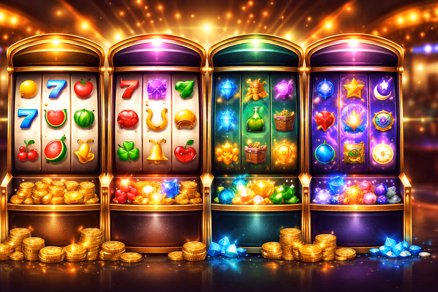 Tragamonedas destacadas y categorías de carretes betsson